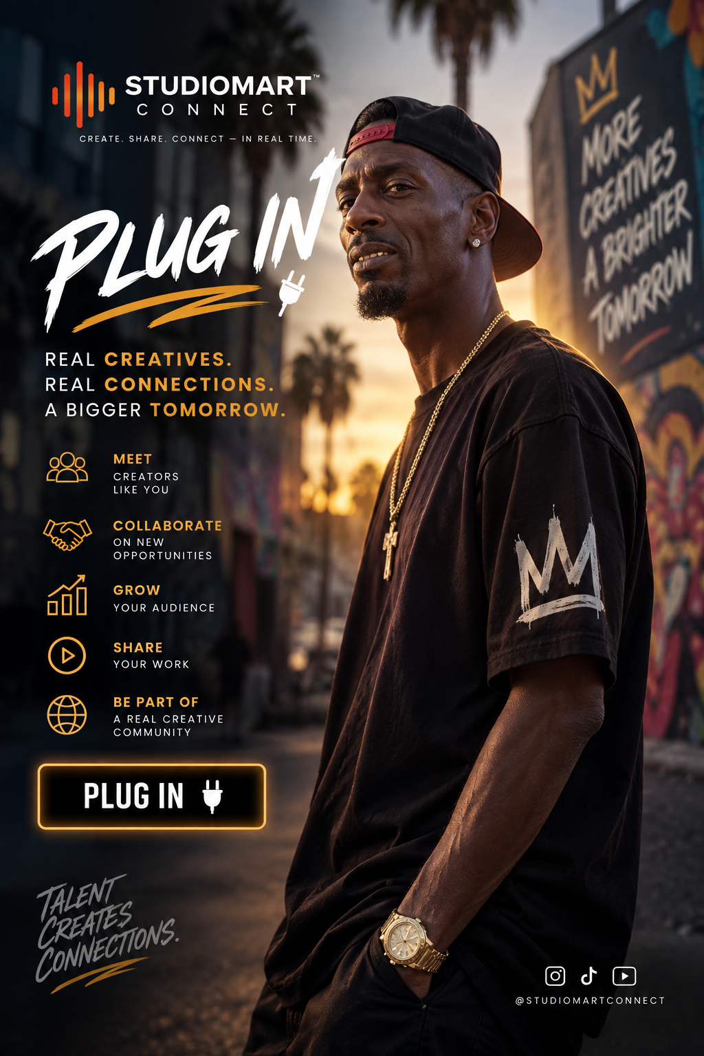 PLUG IN — real creatives, real connections, a bigger tomorrow